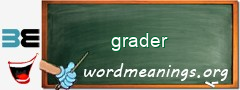 WordMeaning blackboard for grader